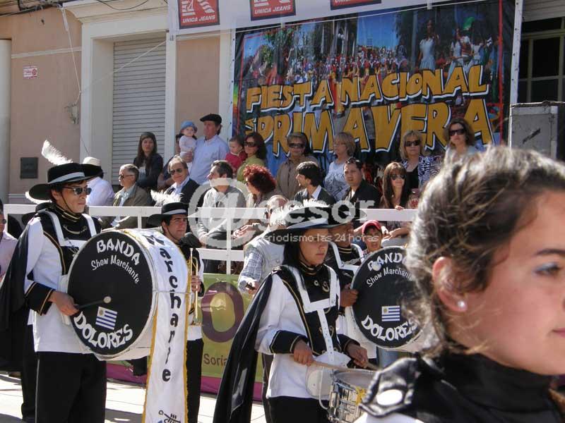 Banda Show Marchante Dolores ratificó su excelente nivel en el desfile primaveral